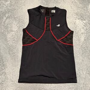 New Balance Tank Top Shirt Mens XL Compression Running Black